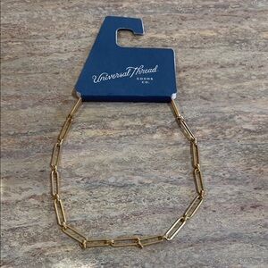 NEW gold tone necklace